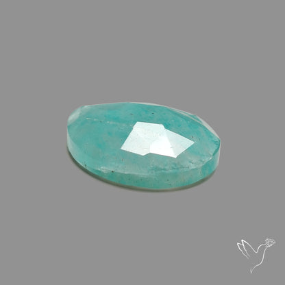 Rose Cut Himalayan Quartz With Amazonite Doublet