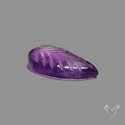 Amethyst Leaf Carving