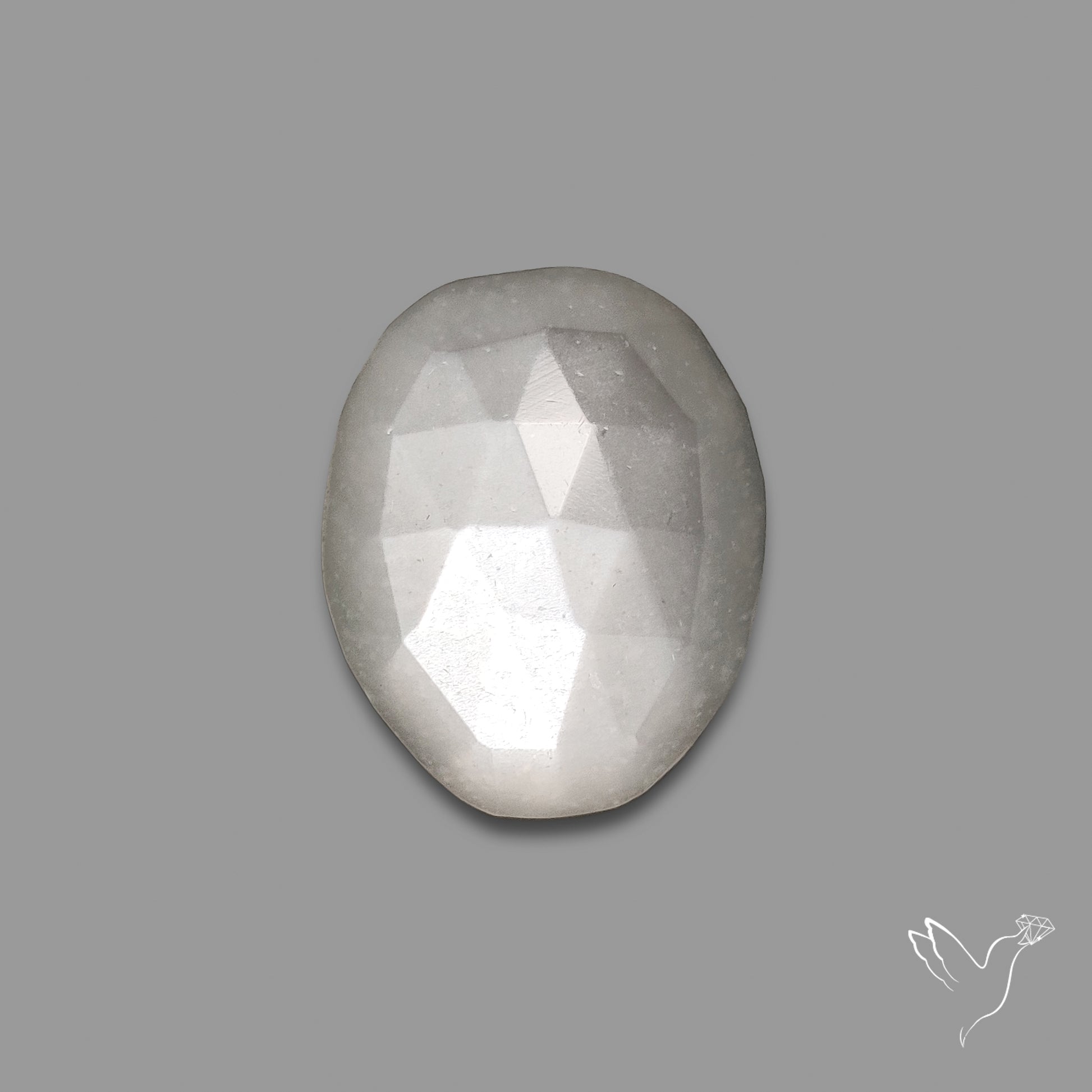 Rose Cut White Moonstone