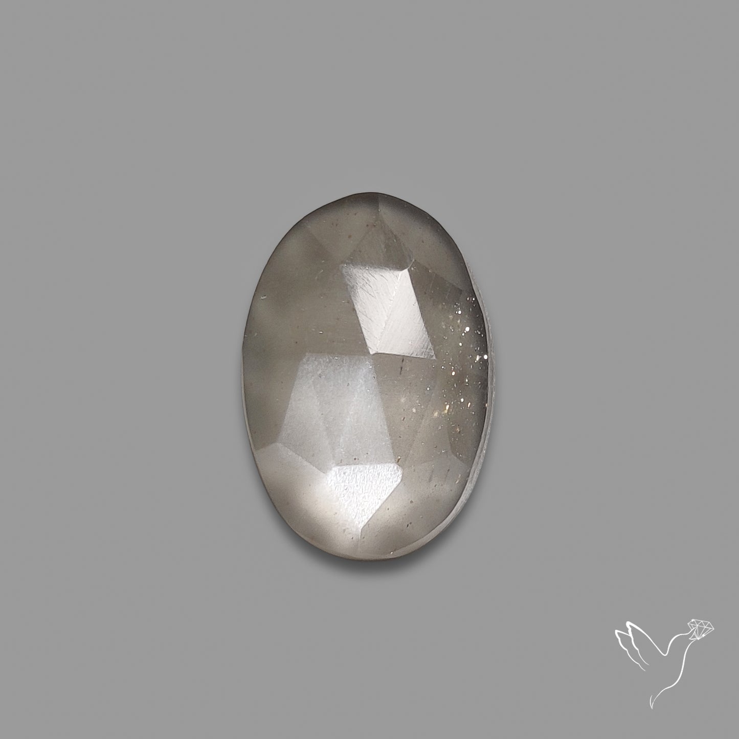 Rose Cut Grey Moonstone