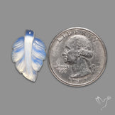 Opalite Leaf Carving