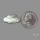Flashy Labradorite Cloud Carving