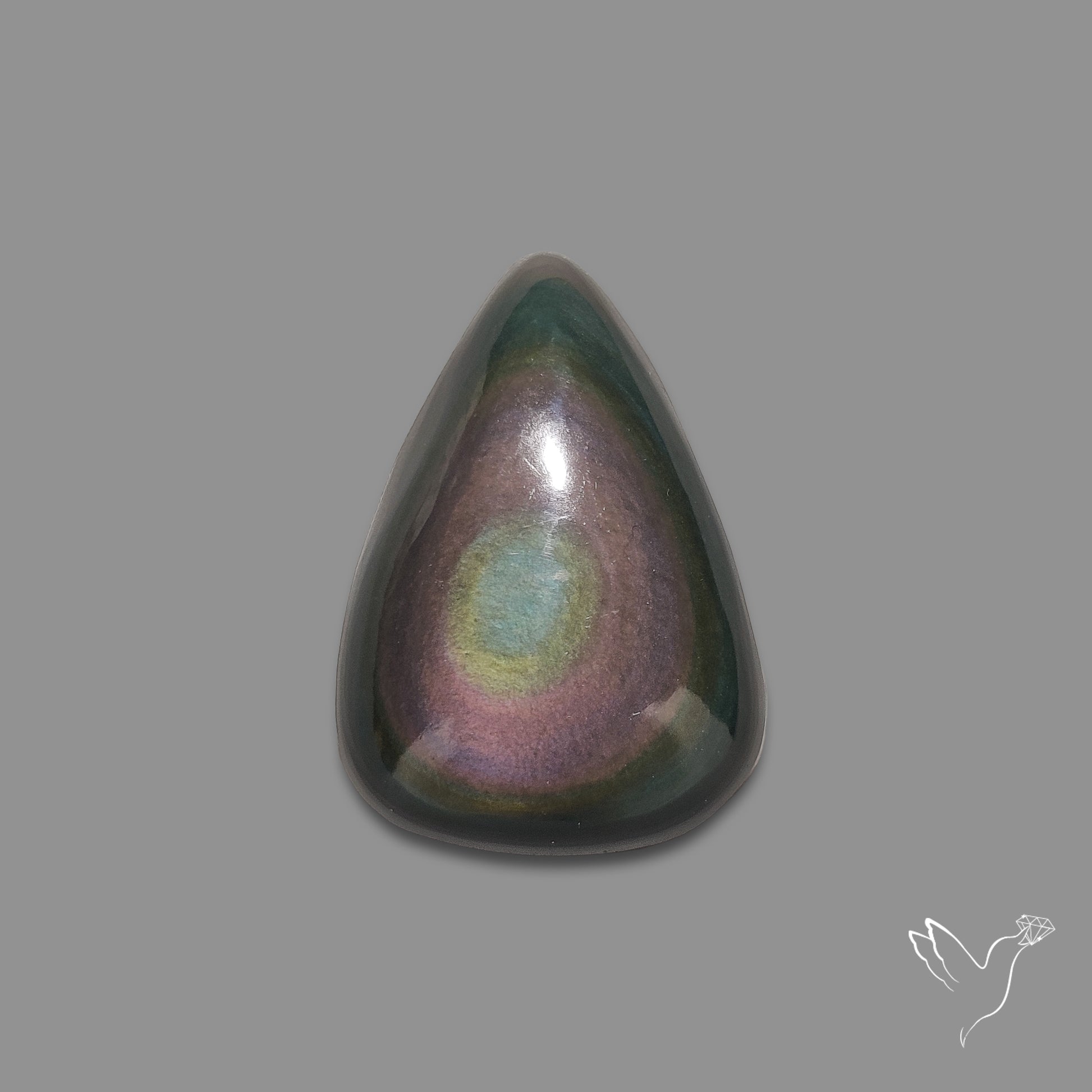 Rainbow Obsidian Cabochon