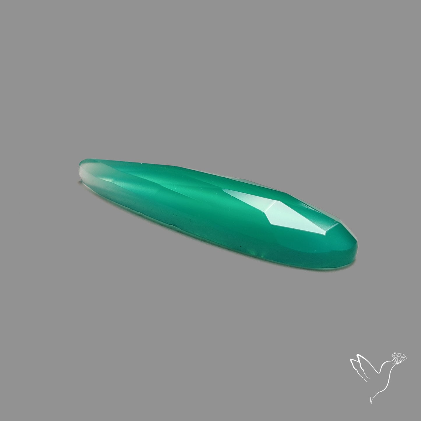 Rose Cut Chrome Chalcedony