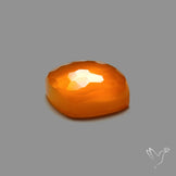 Honeycomb Cut Yellow Chalcedony