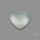 Rose Cut Aquamarine Heart