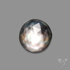 Rose Cut Himalayan Quartz With Black Mother Of Pearl Doublet