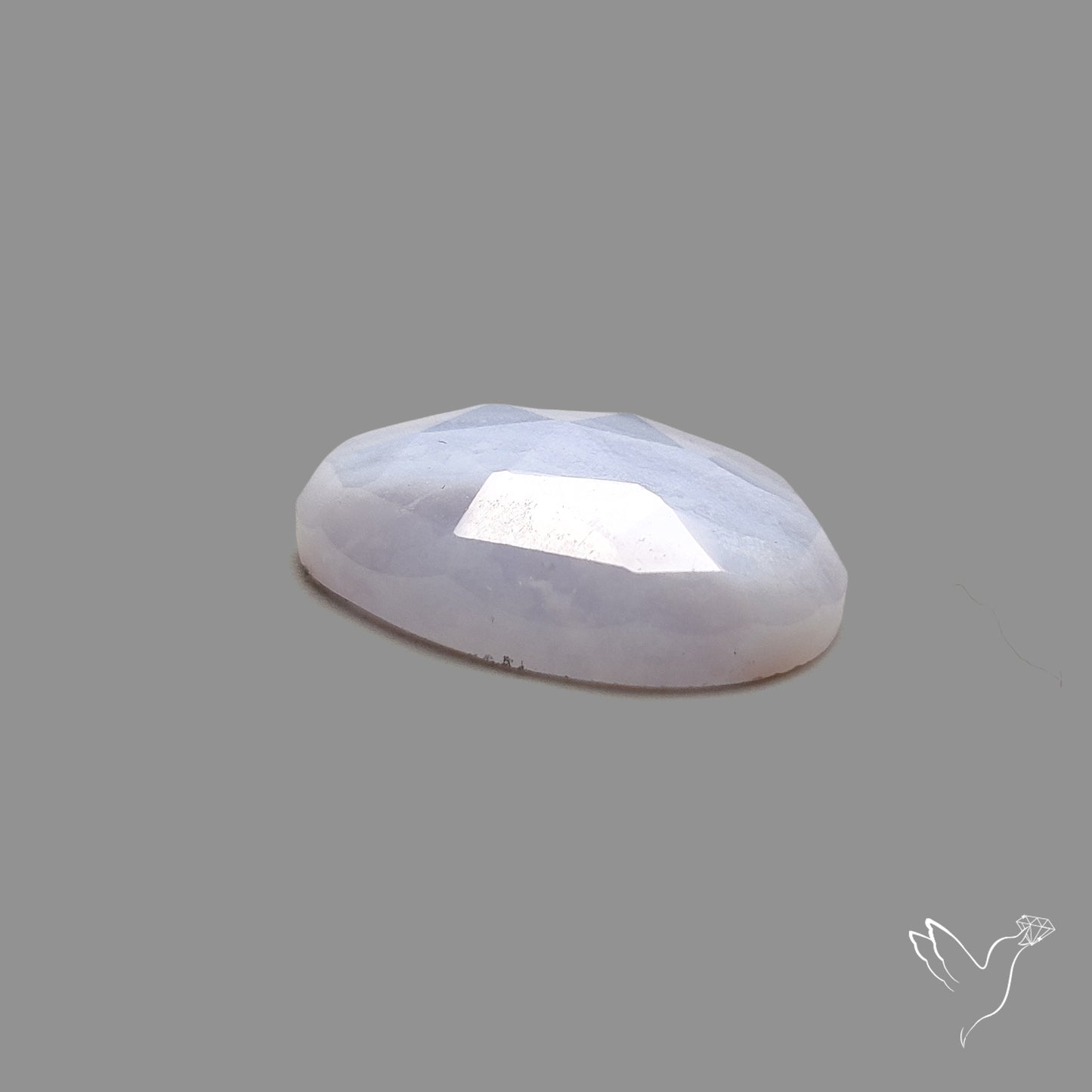 Rose Cut Blue Lace Agate