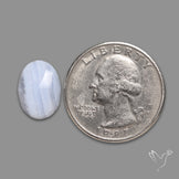Rose Cut Blue Lace Agate
