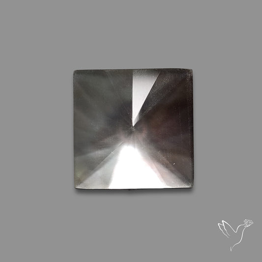 Step Cut Himalayan Quartz With Black Mother Of Pearl Doublet