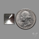 Step Cut Himalayan Quartz With Black Mother Of Pearl Doublet