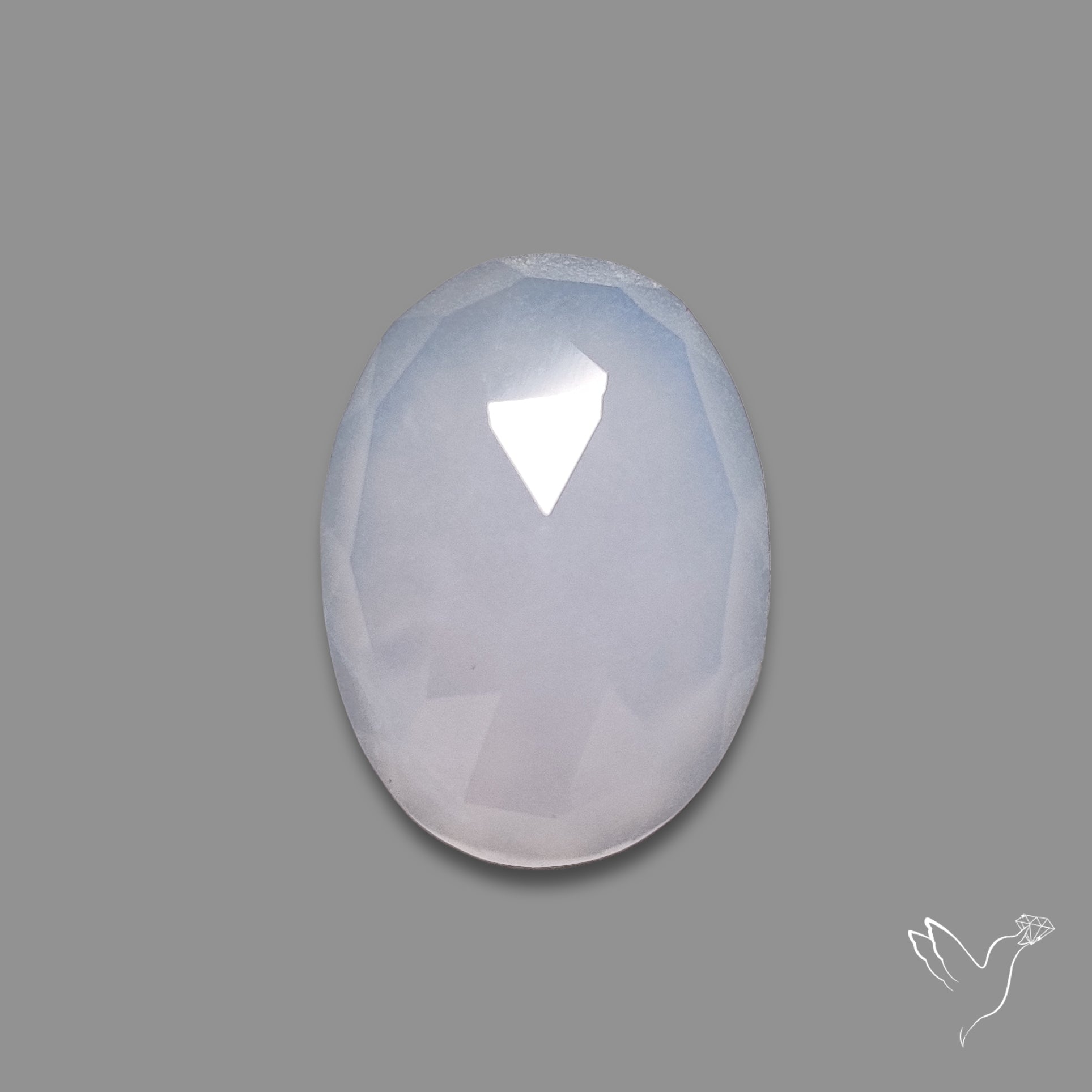 Rose Cut Namibian Chalcedony