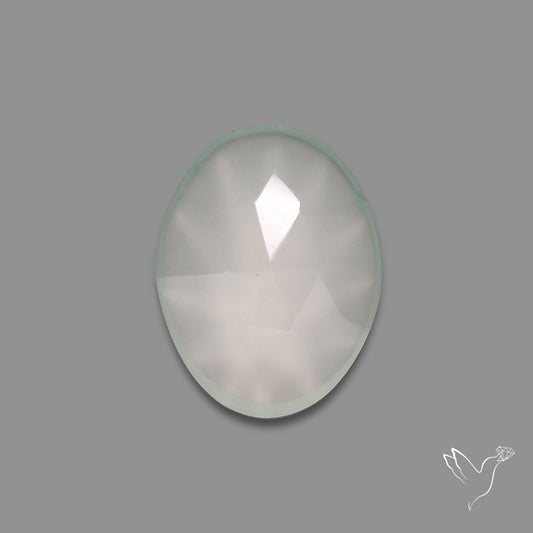 Rose Cut Aqua Chalcedony