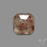 Garnet in Quartz Rose Cut