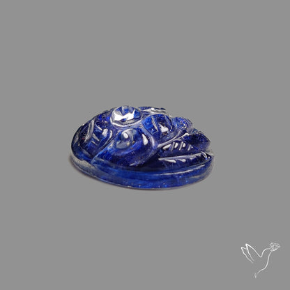 Blue Goldstone Mughal Carving