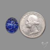 Blue Goldstone Mughal Carving