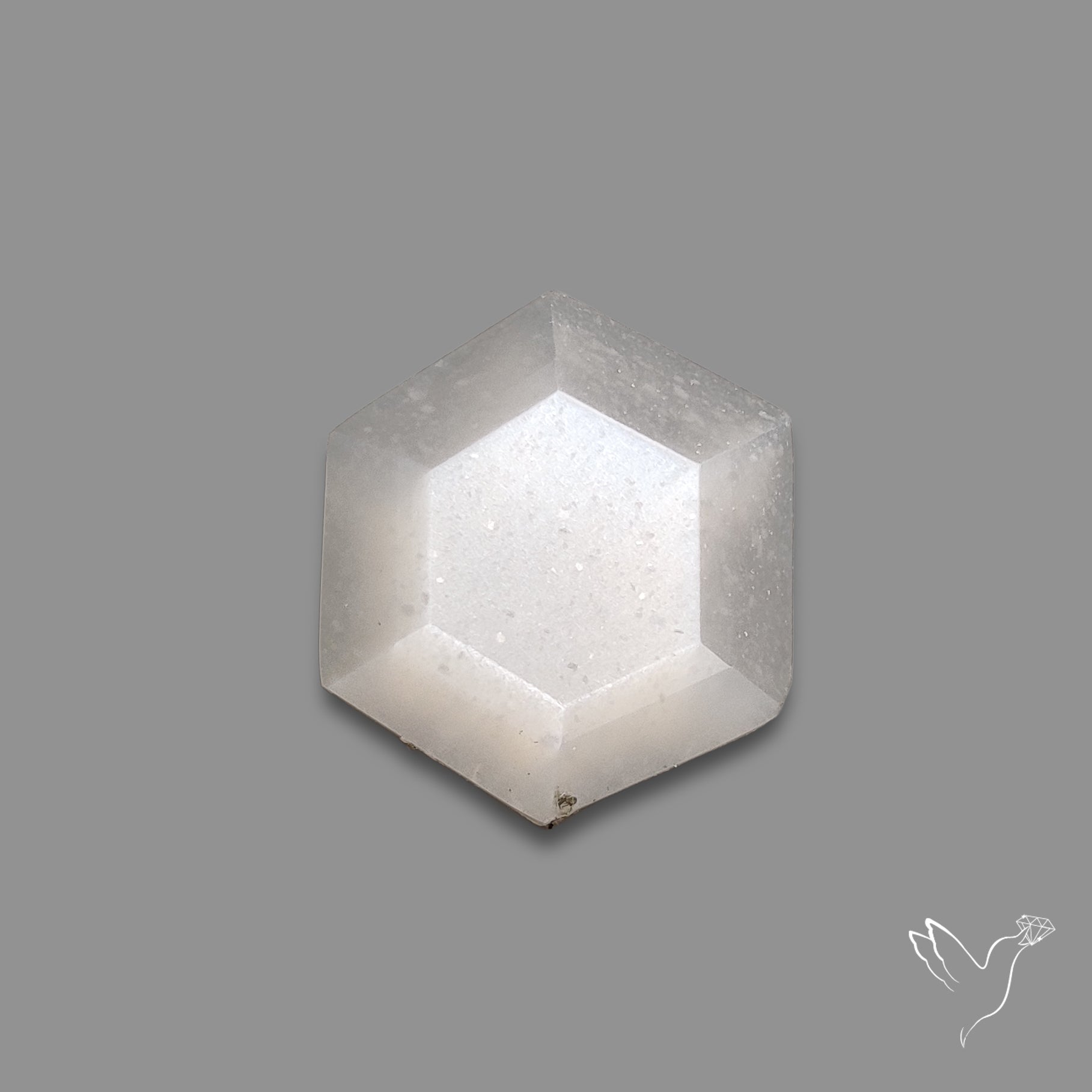 Step Cut White Moonstone