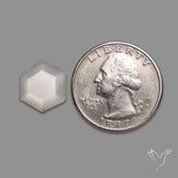 Step Cut White Moonstone