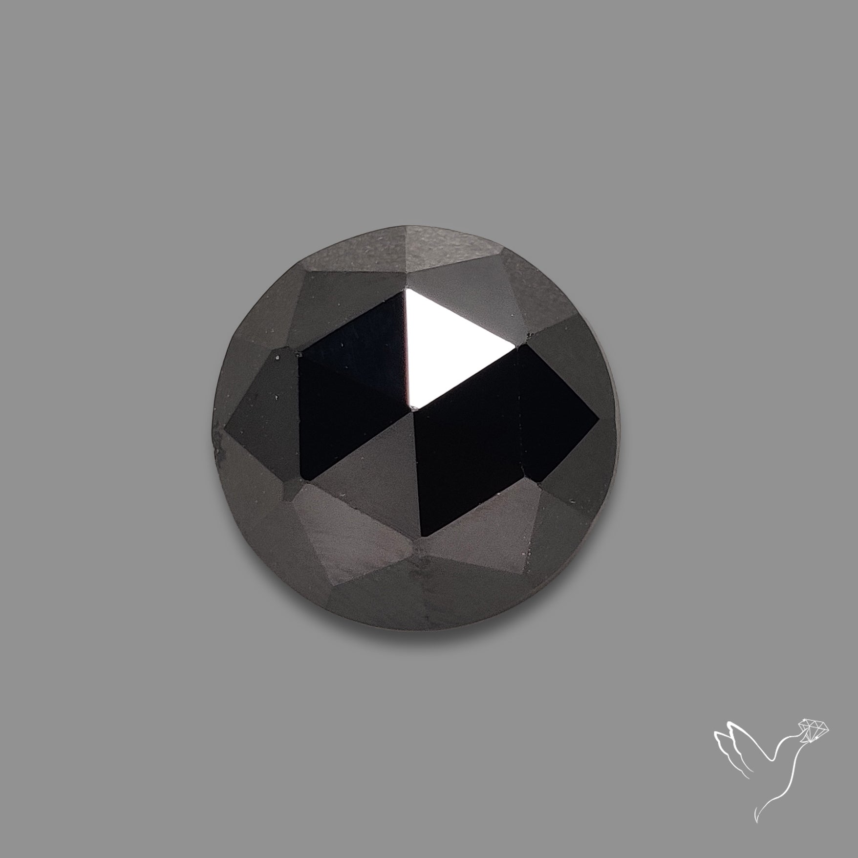 Rose Cut Black Spinel