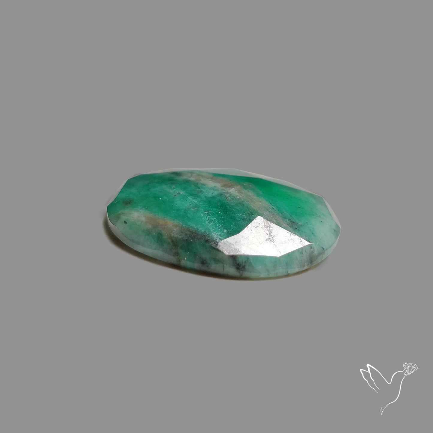 Rose Cut Emerald