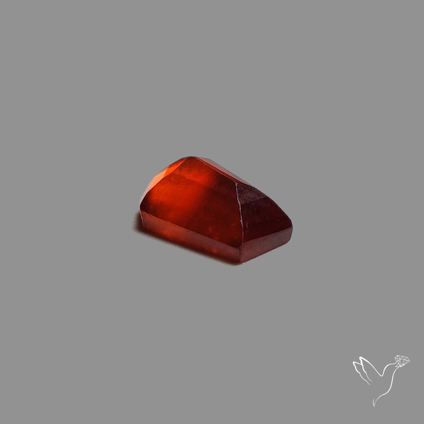 Step Cut Hessonite Garnet