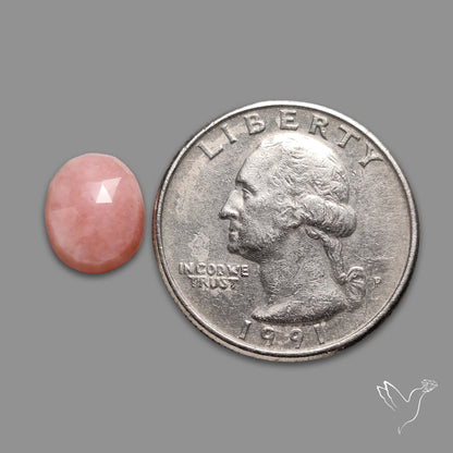 Rose Cut Pink Opal