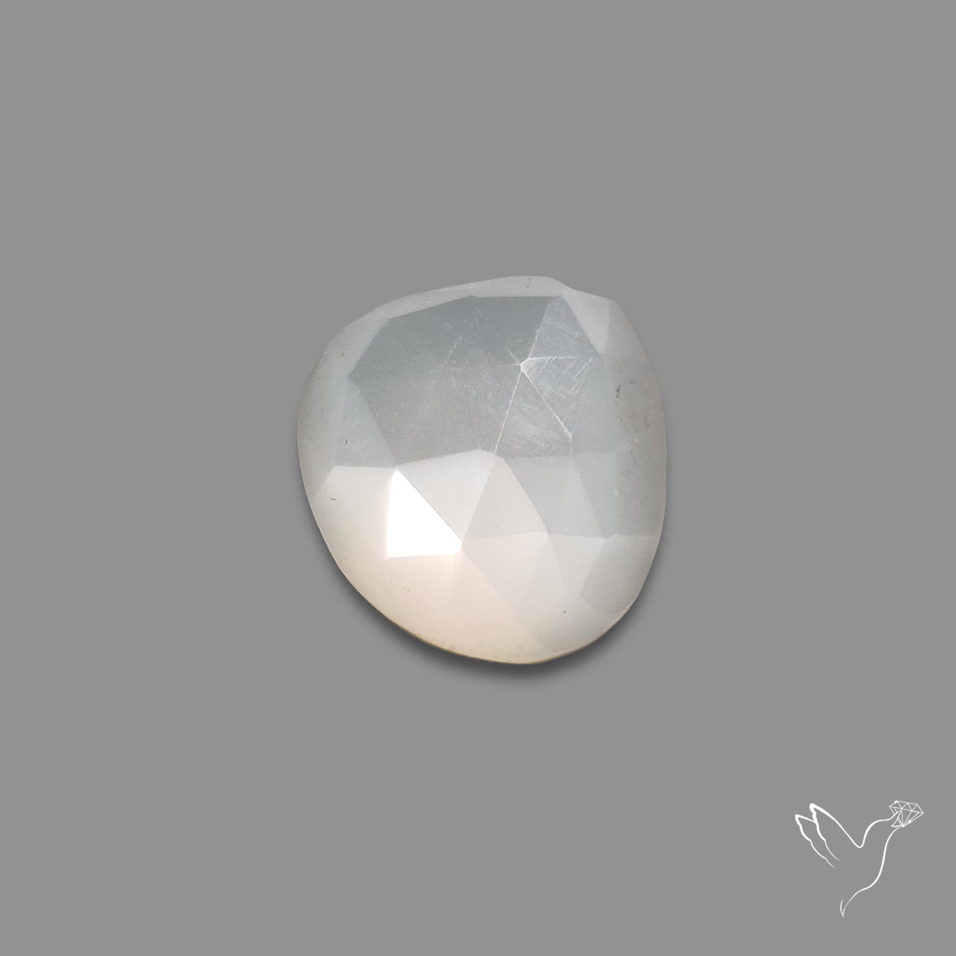 Rose Cut White Moonstone