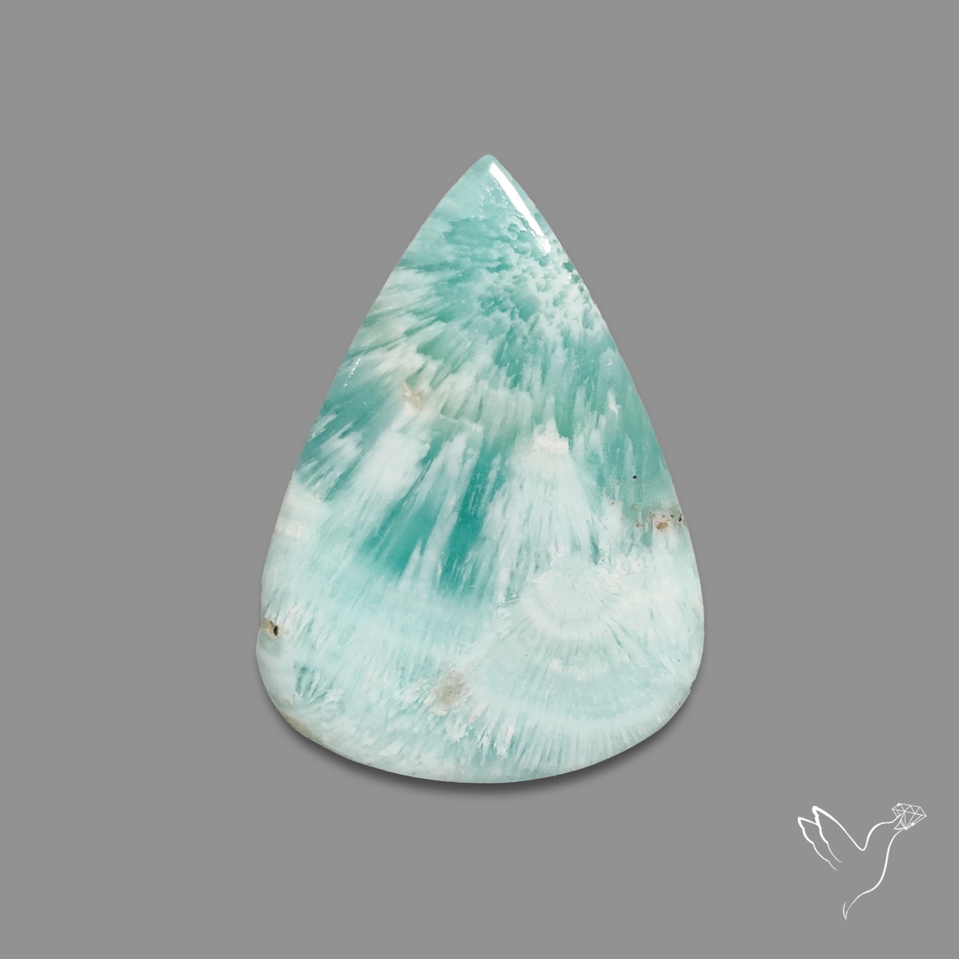 Caribbean Calcite Cabochon