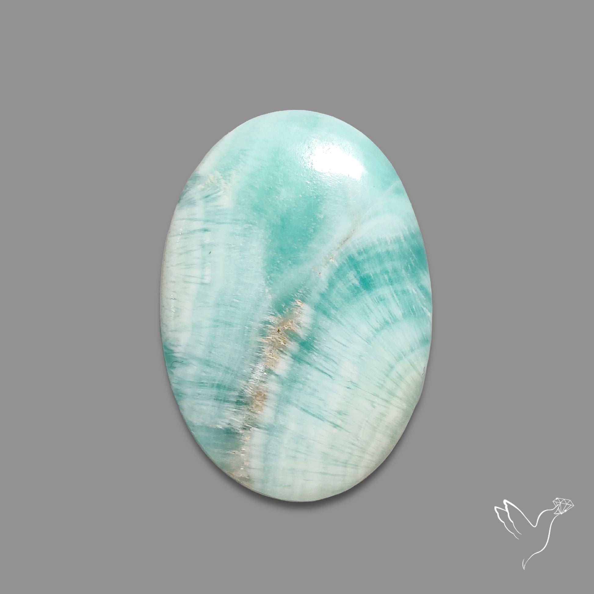 Caribbean Calcite Cabochon