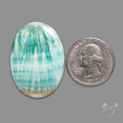 Caribbean Calcite Cabochon