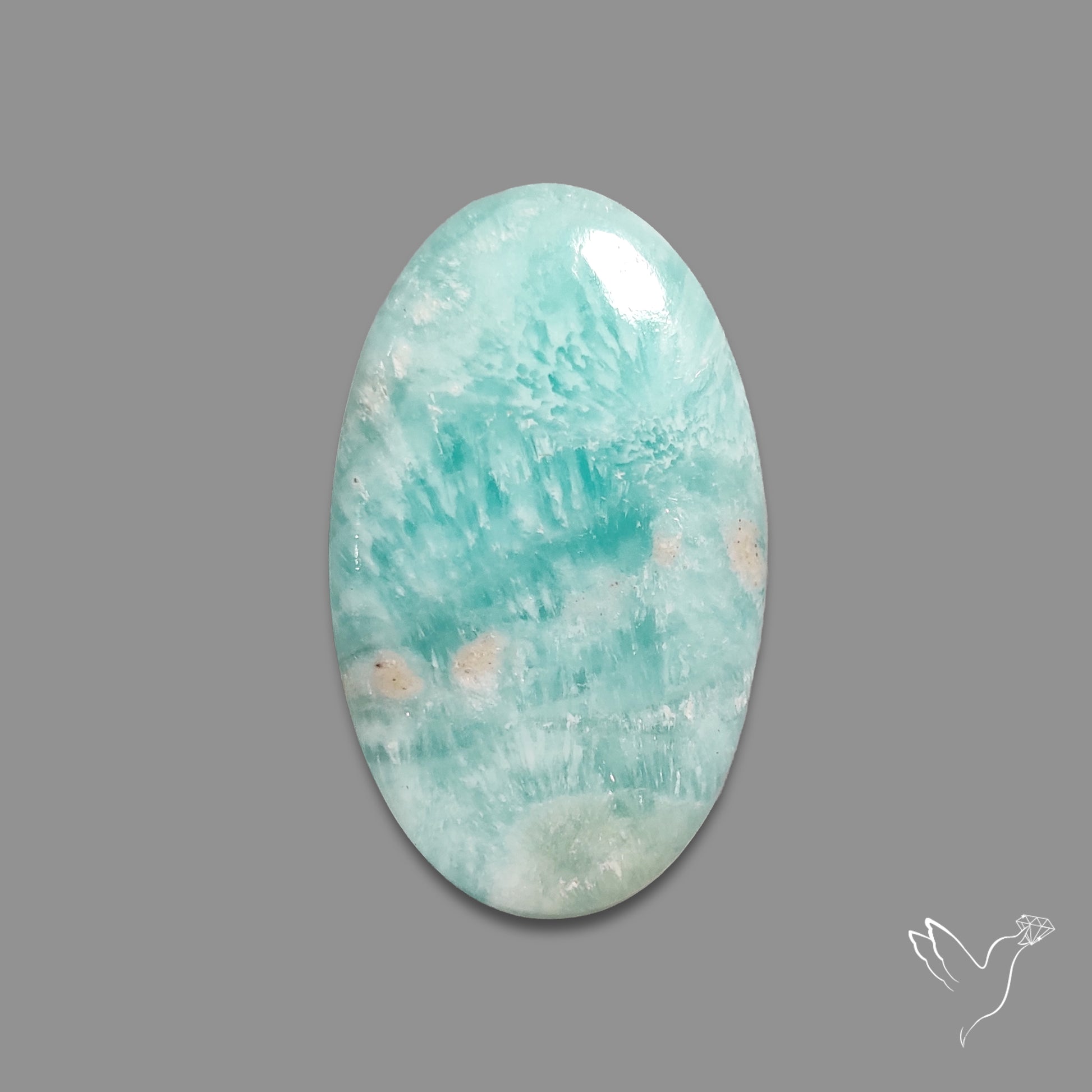Caribbean Calcite Cabochon