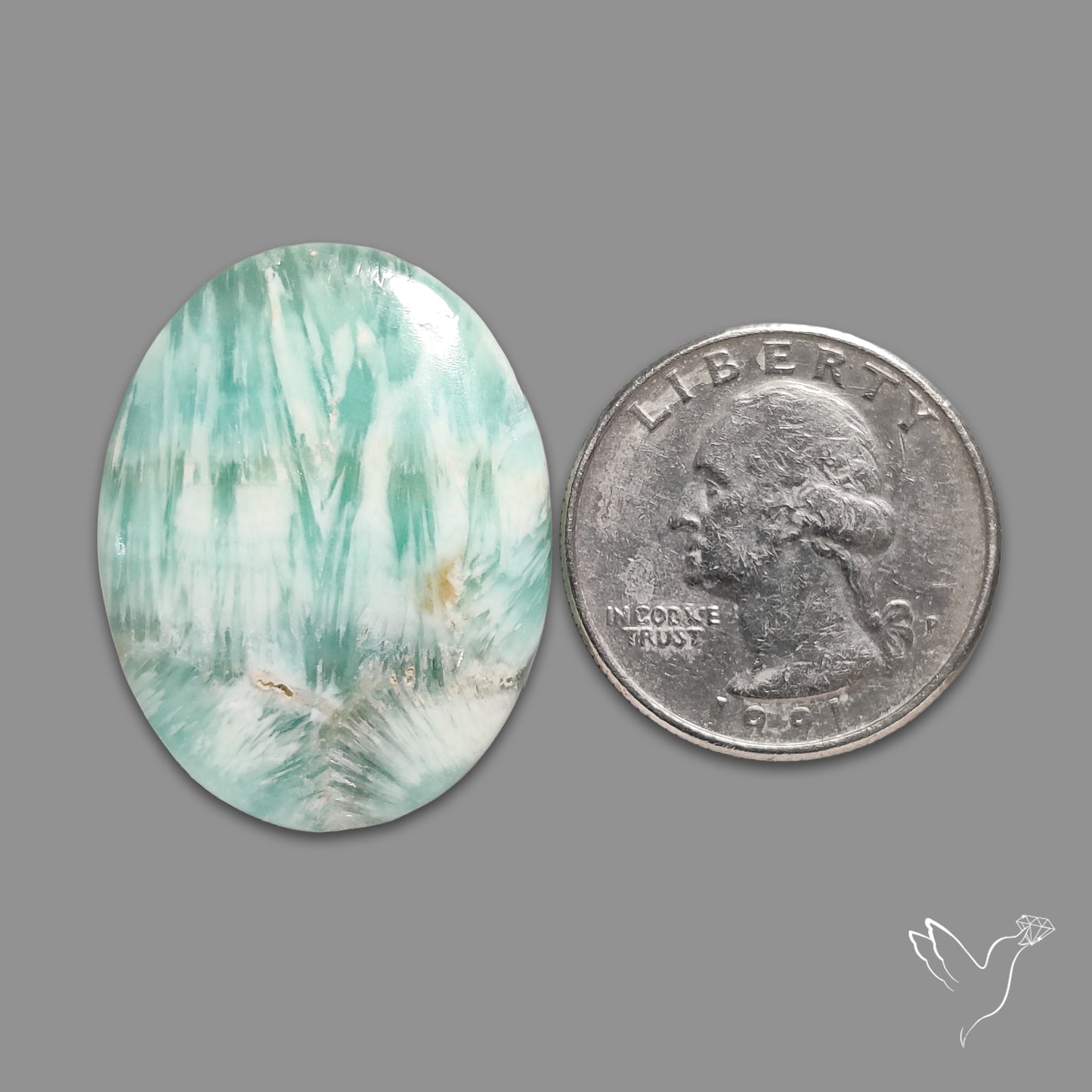 Caribbean Calcite Cabochon