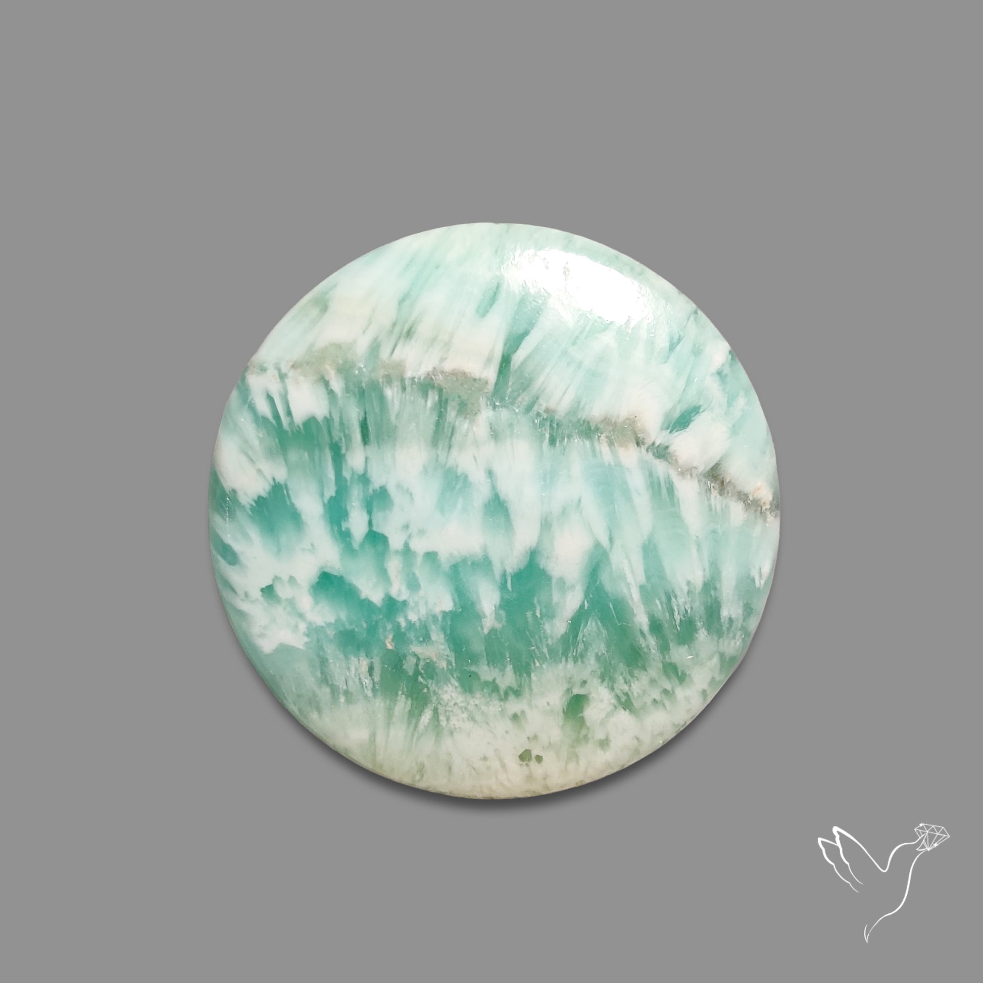 Caribbean Calcite Cabochon
