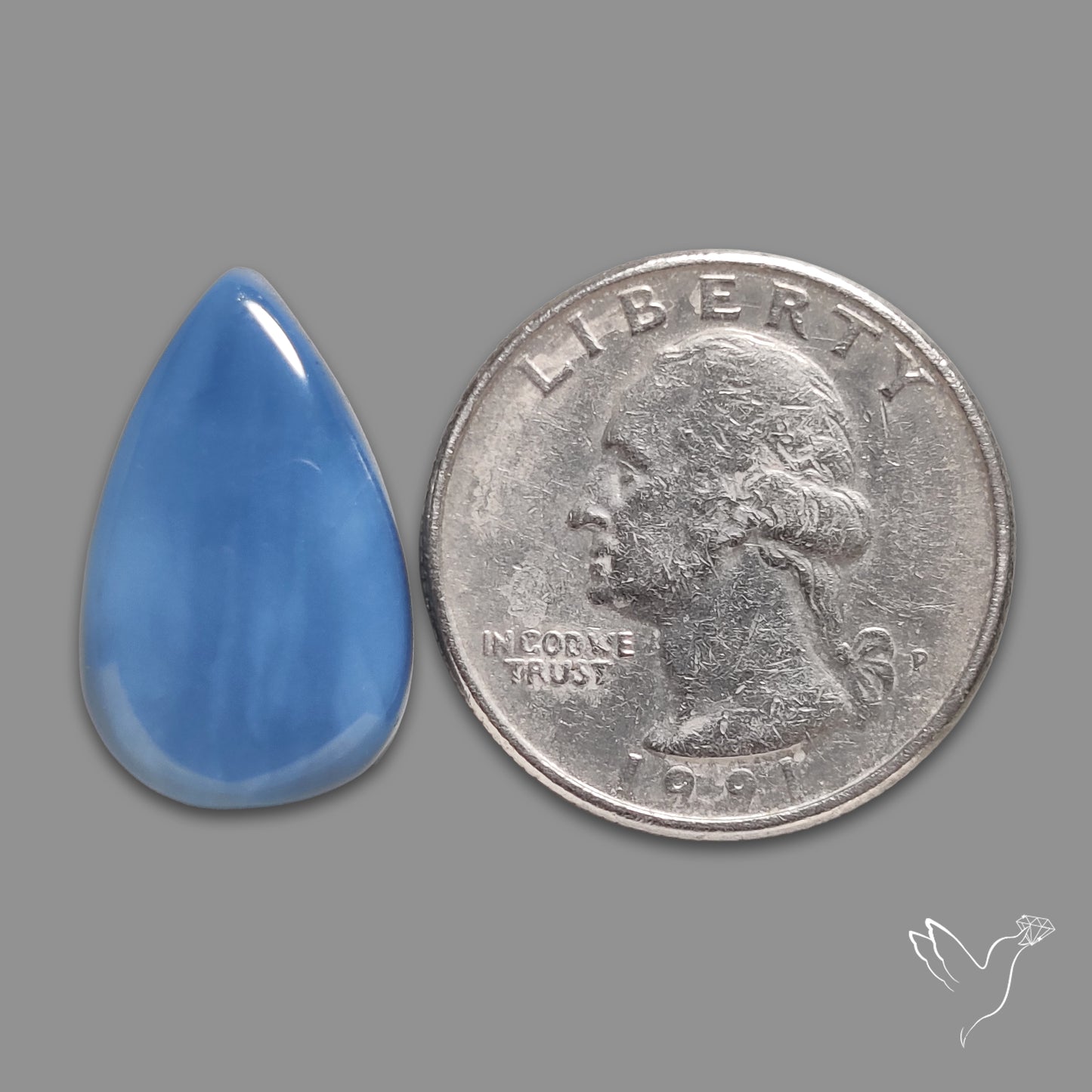 Owyhee Blue Opal Cabochon