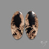 Indonesian Palmroot Agate Pair