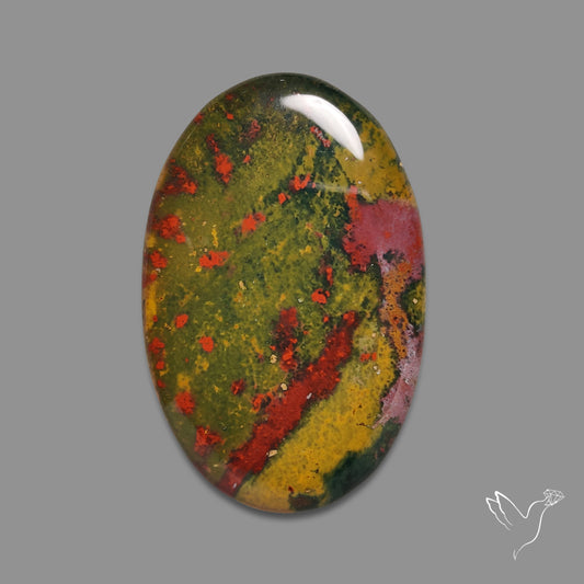 Bloodstone Cabochon