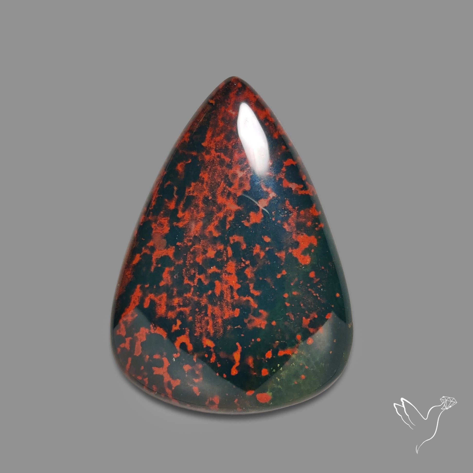 Bloodstone Cabochon