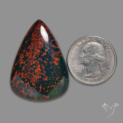 Bloodstone Cabochon