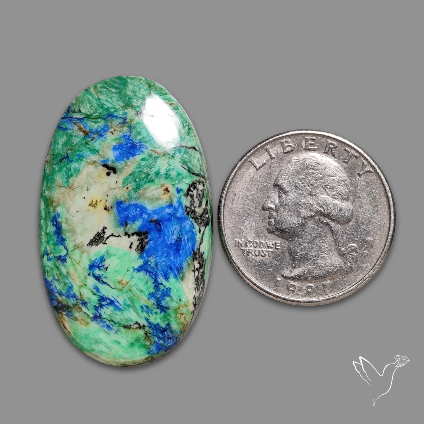 Blue Horizon Azurite Cabochon