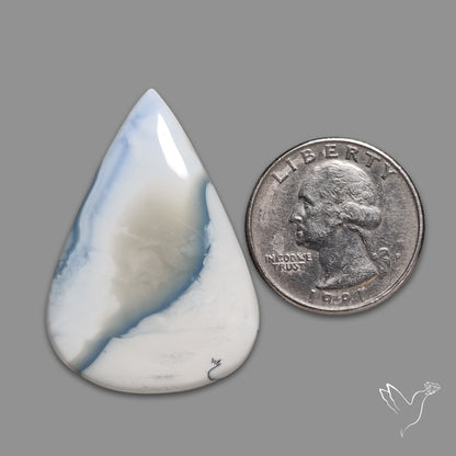 Owyhee Blue Opal Cabochon