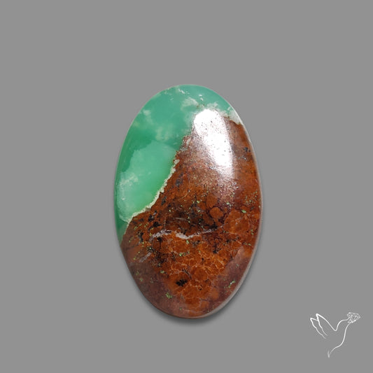 Boulder Chrysoprase Cabochon