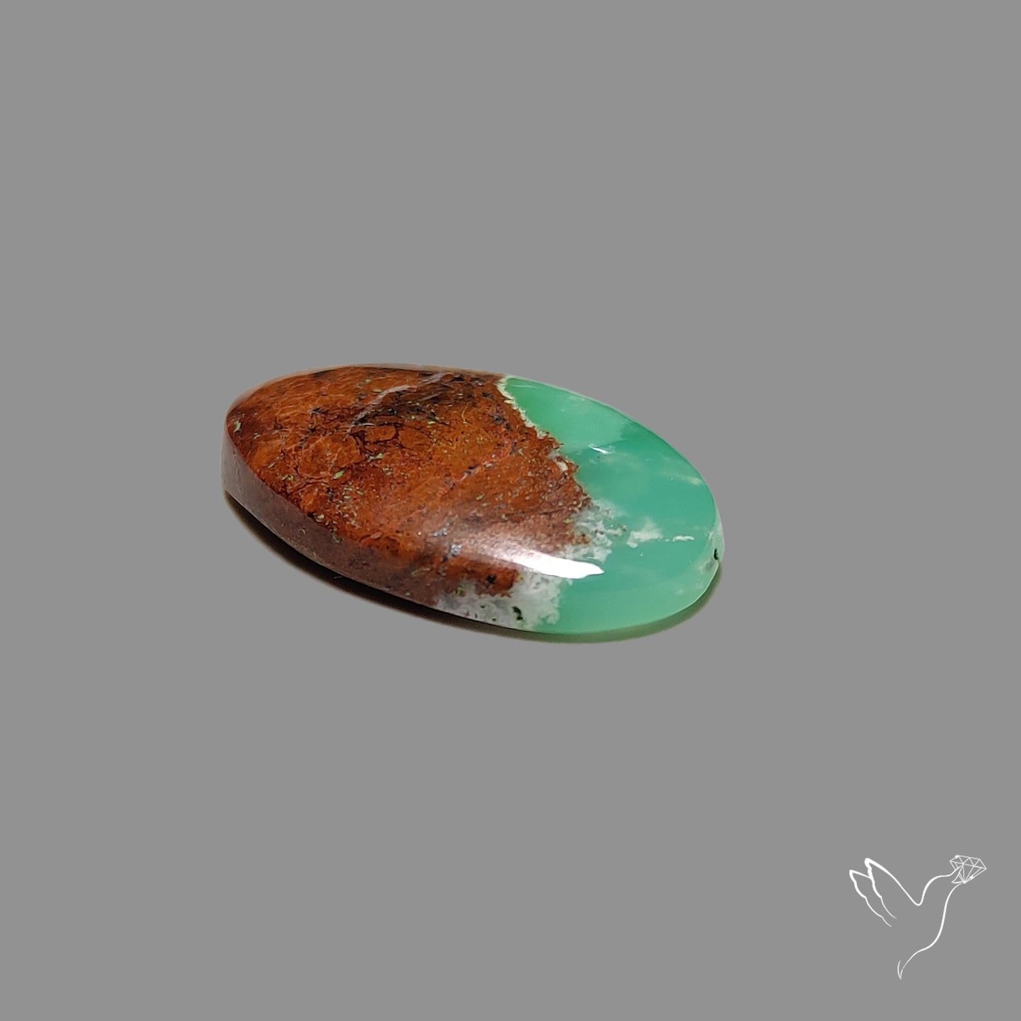 Boulder Chrysoprase Cabochon
