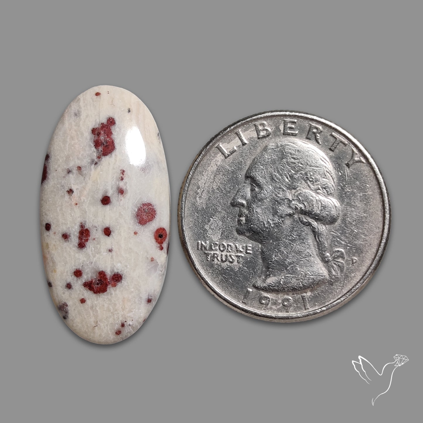 Cinnabar Cabochon