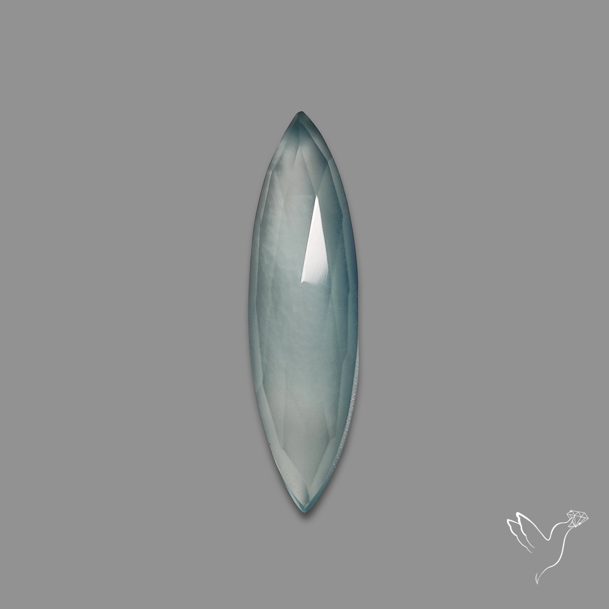 Rose Cut Aquamarine