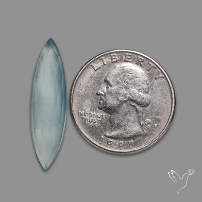 Rose Cut Aquamarine
