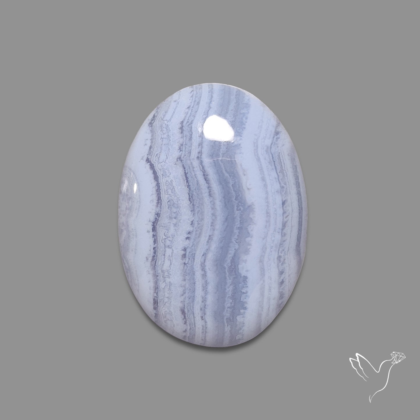 Blue Lace Agate Cabochon