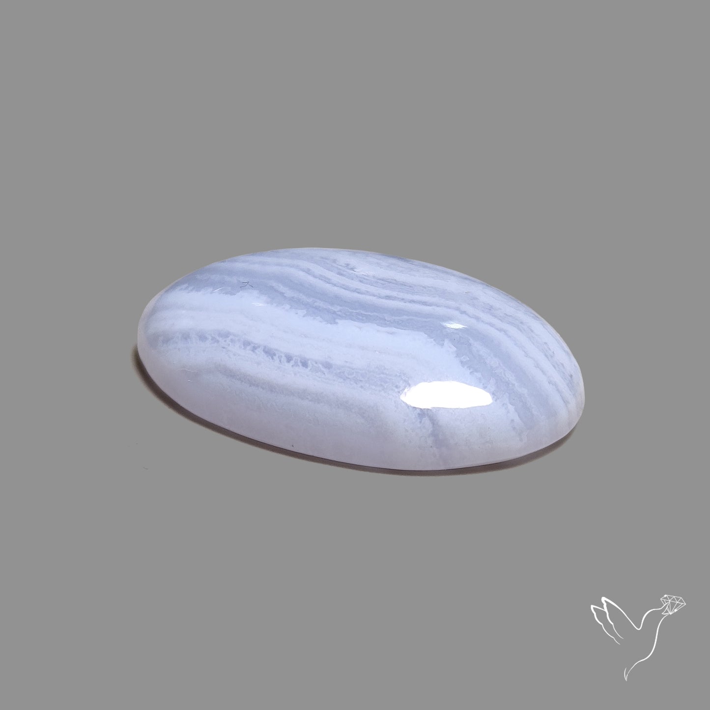 Blue Lace Agate Cabochon
