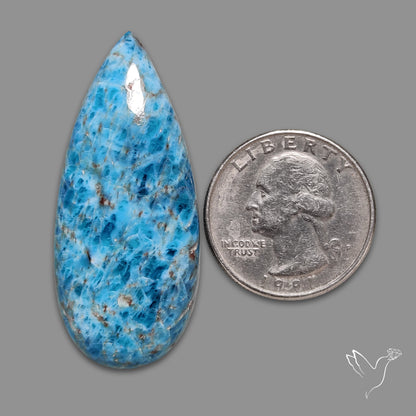 Sky Blue Apatite Cabochon