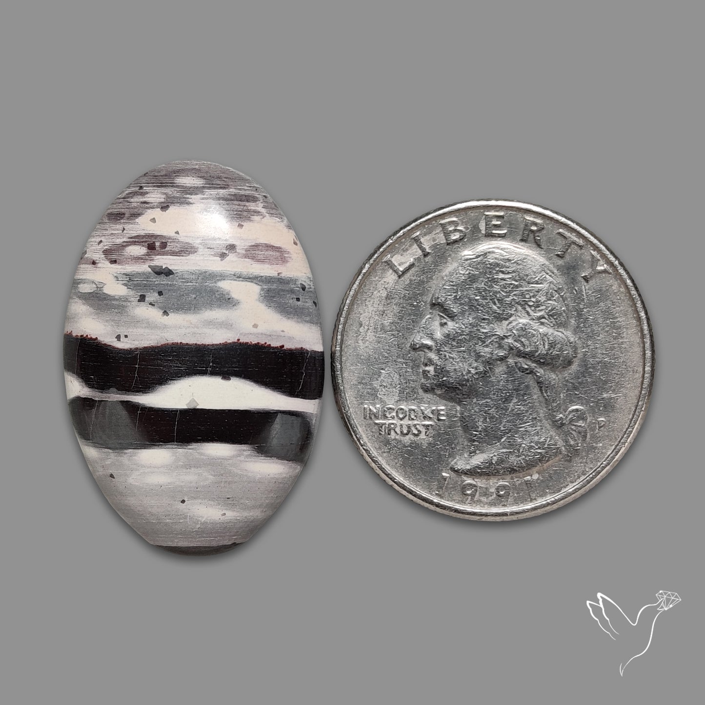 Zebra Jasper Cabochon