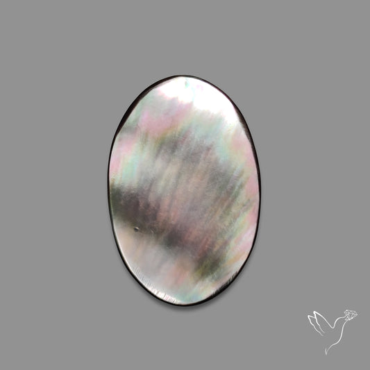 Black Mother Of Pearl Cabochon